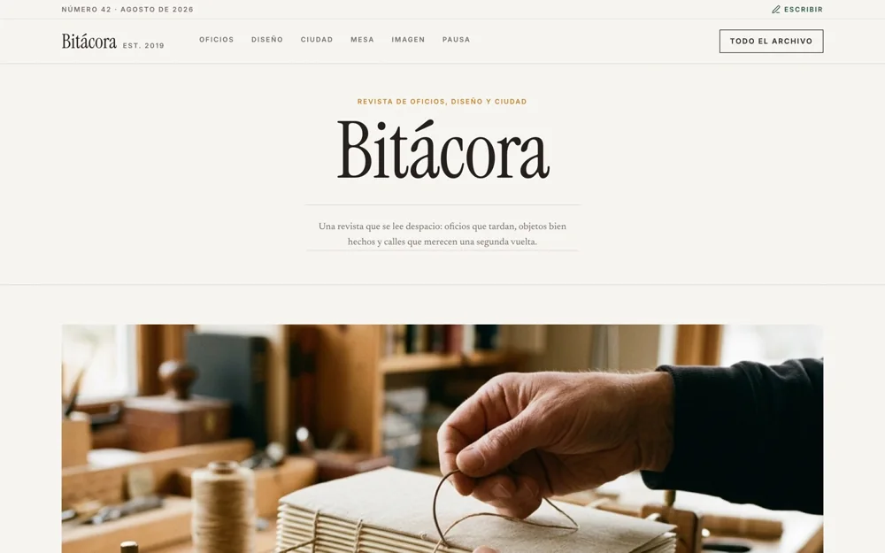 Plantilla de Blog
