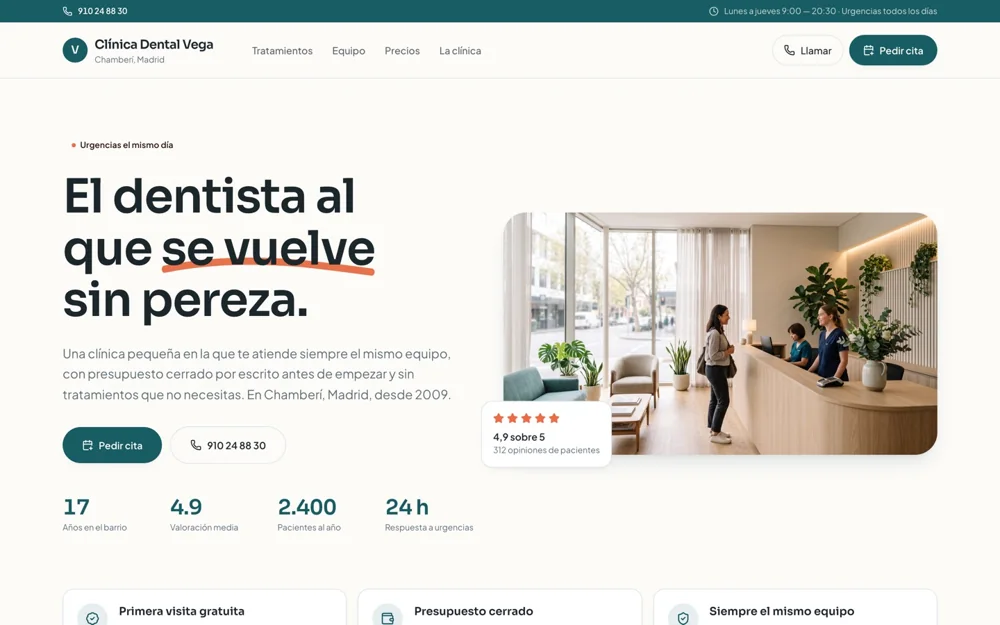 Plantilla de Clínica dental